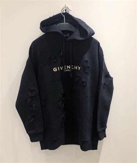 givenchy rainbow hoodie white|givenchy paris sweatshirt destroyed.